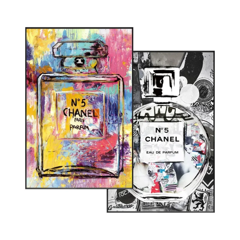 Diamant d`Art Collection Wandbild Chanel Flacon in 2 Varianten
