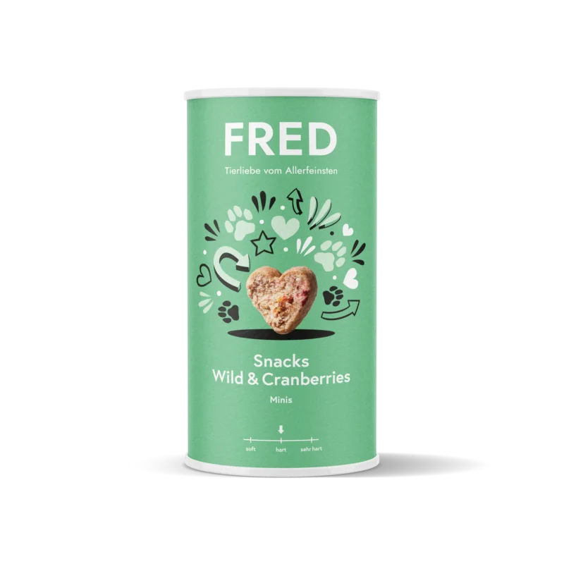 FRED Snacks Minis – Kleine Hundesnacks, gebacken & ohne Zusatzstoffe