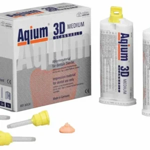 Aqium 3D medium Kartuschen 2x50ml mit Zubehör und Verpackung.