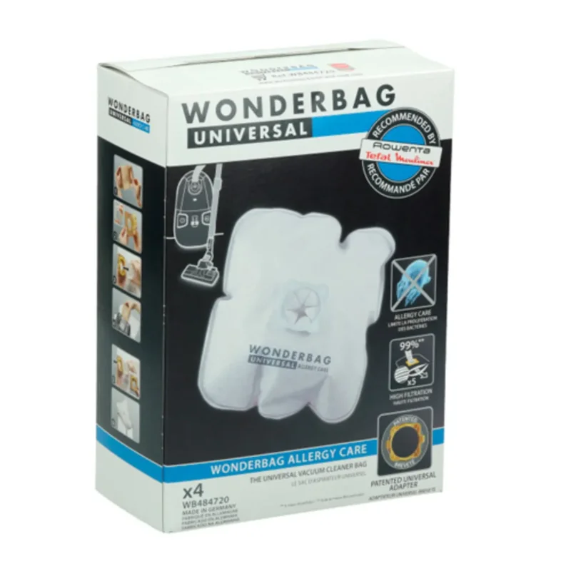 Bolsa Wonderbag Universal Rowenta 4 Unidades WB484720
