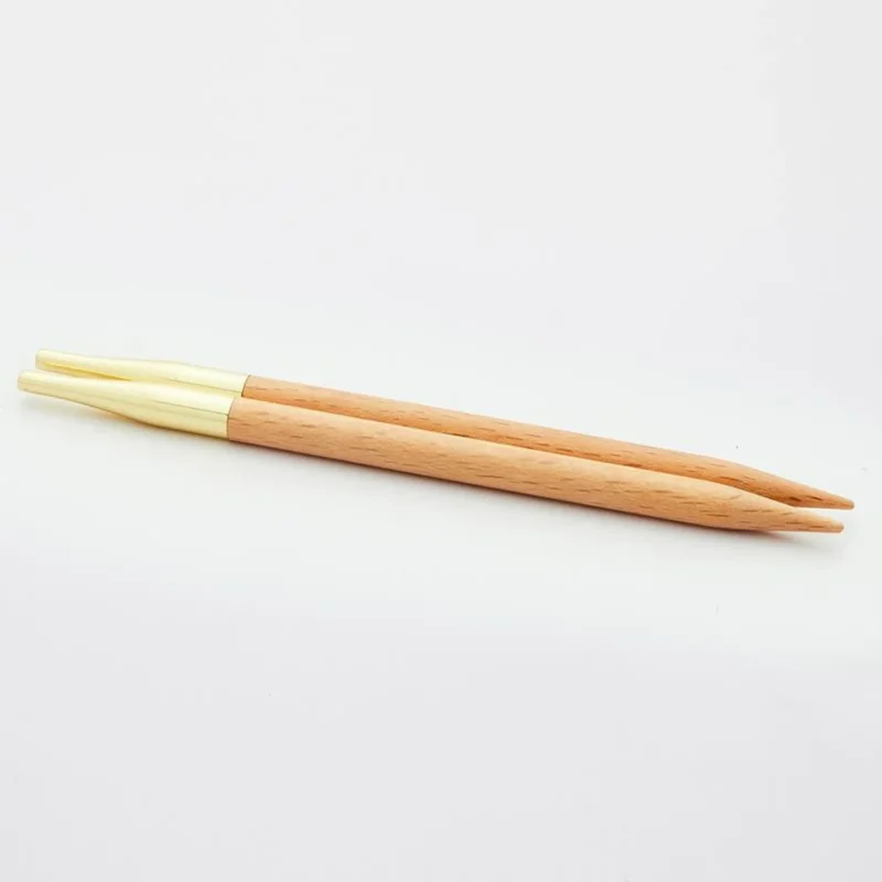 KnitPro austauschbare Rundstricknadeln basix Birch 4,00 mm 13 cm 1 Paar