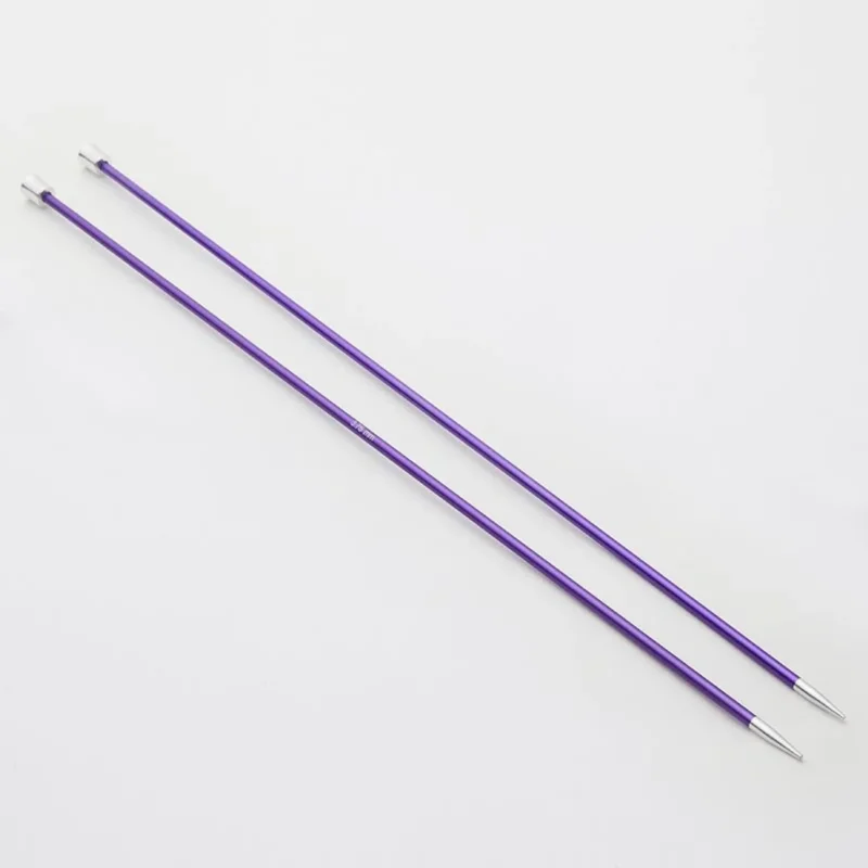 KnitPro Jackenstricknadeln ZING 3,75 mm 35 cm amethyst 1 Paar