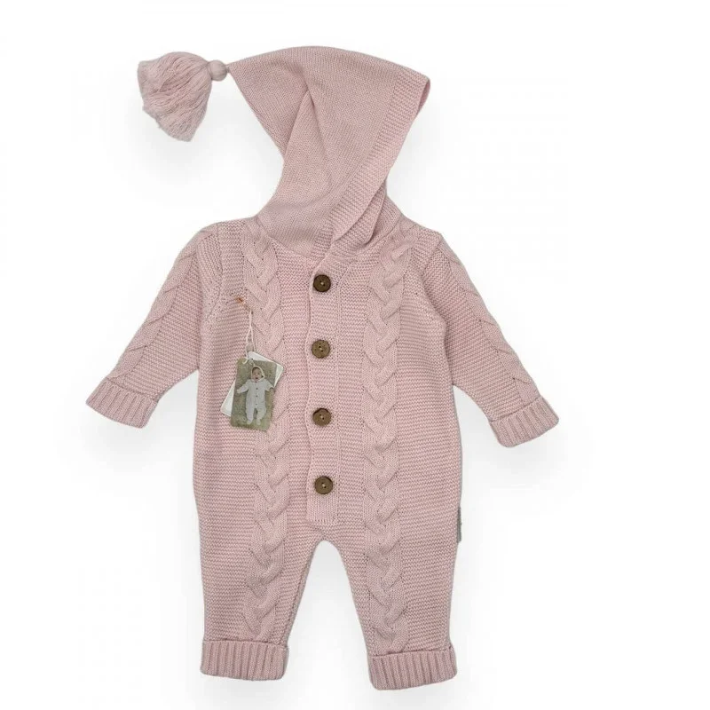 Nazzareno Gabrielli Strampler aus rosa Wolle