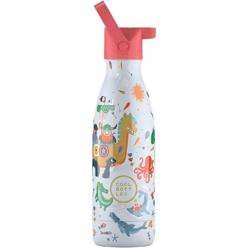 Cool Bottles - Playland Series Brave Vikings Borraccia Termica 350 ml