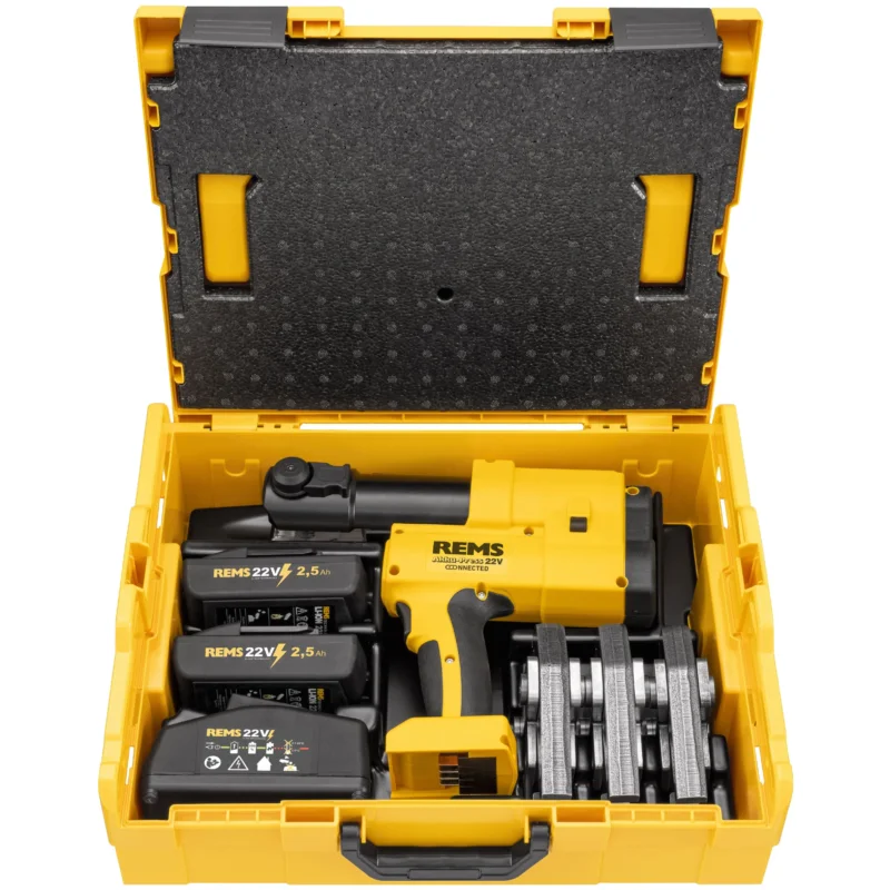 REMS - Akku-Press 22V Connected Set VRX 16+20+25 L-Boxx+Akku 2,5Ah 576055 R220