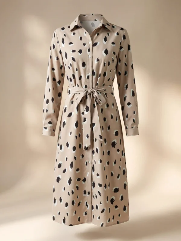 AlexisDress I Kleid mit Leopardenmuster für Frauen