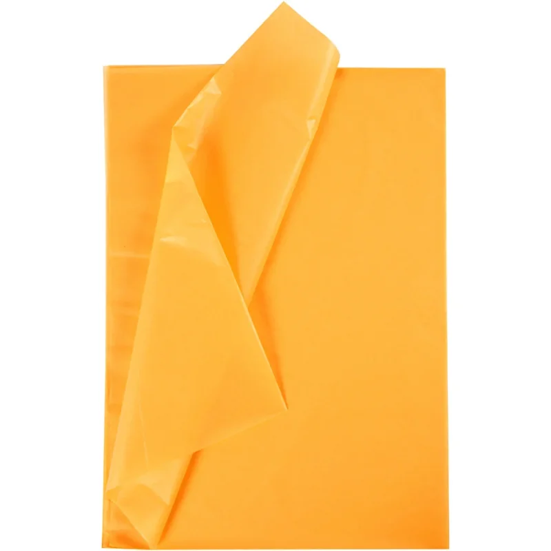 Tissue Paper, sheet 50x70 cm, 17 g, yellow, 25sheets