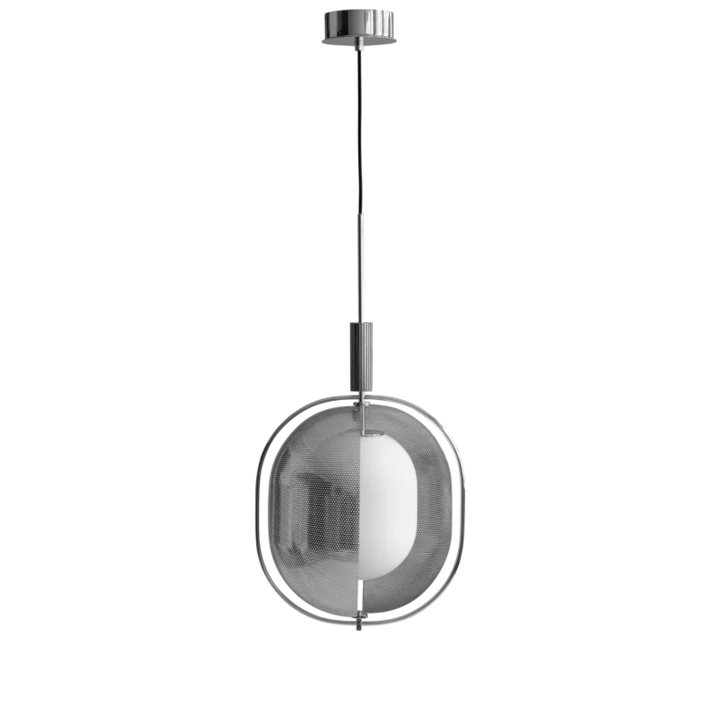 Pearl Pendelleuchte, Chrome von 101 Copenhagen