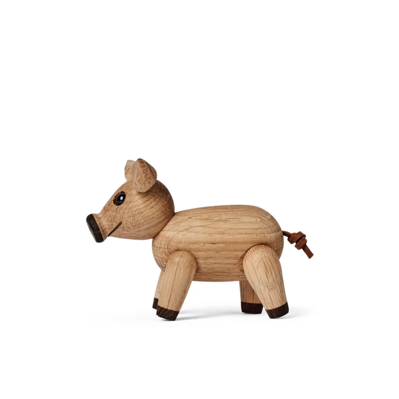 Holzschwein Poppy – 6 cm · Tierfigur | Spring Copenhagen · Tischdeko