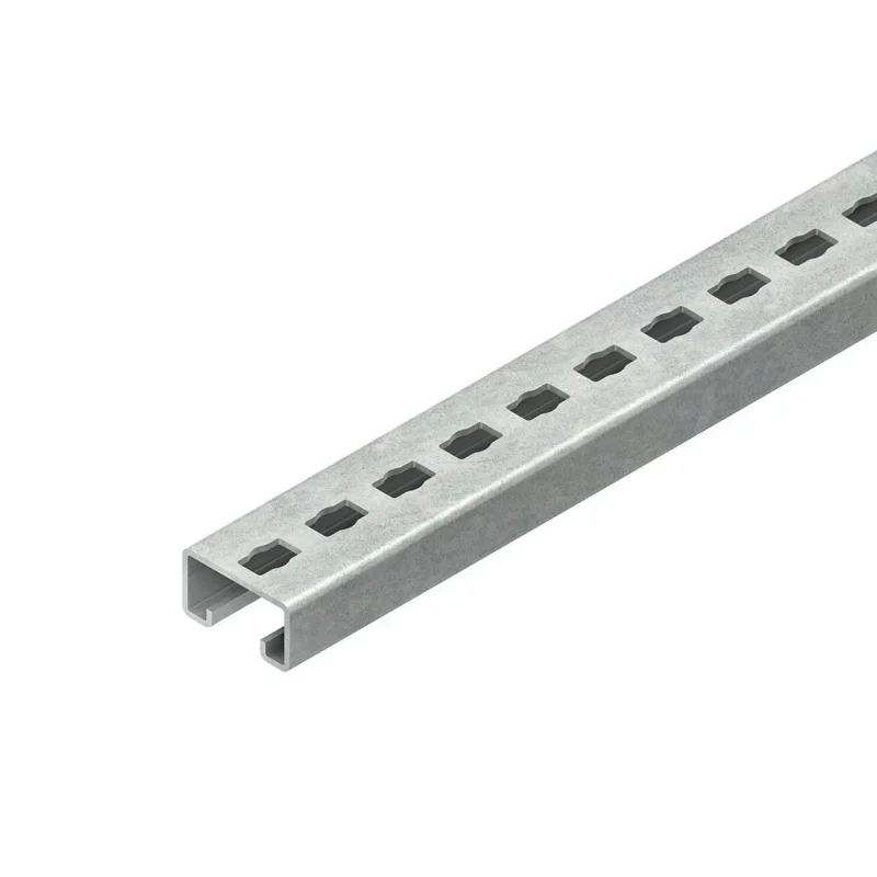 Niedax - Stiel/Profilschiene Ankerschiene C-Profil 2986/6 FKL 40x22x6000mm − 6 Meter