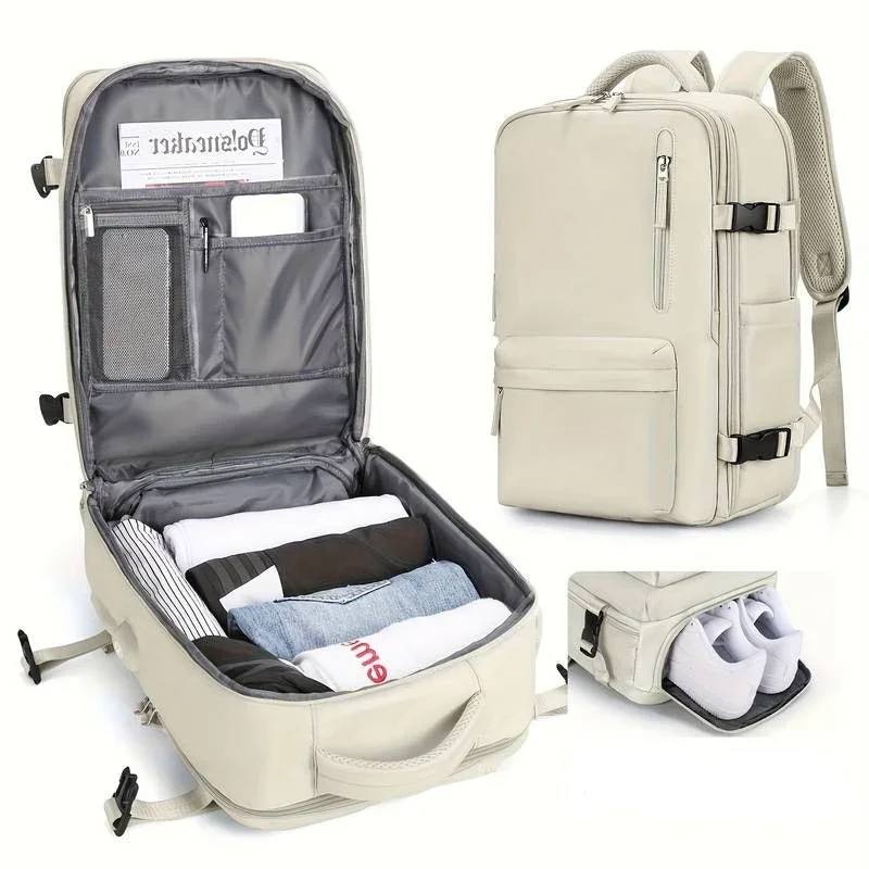Rucksack mit Schuhfach und mehreren Taschen – Bequem und wasserdicht | Karnz