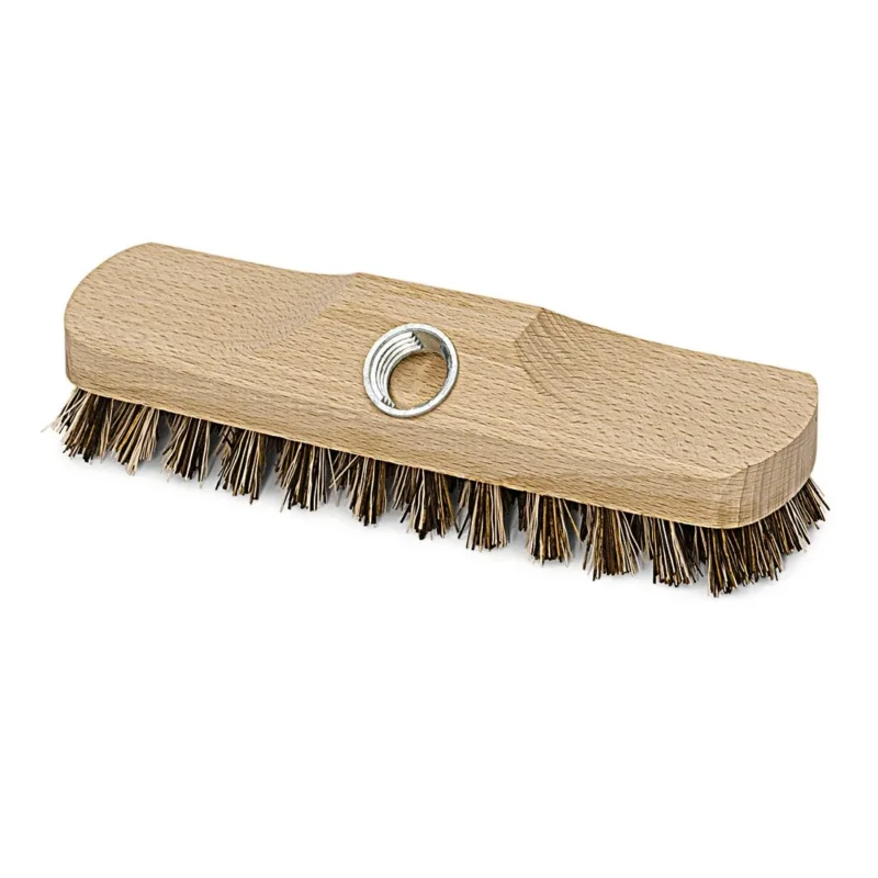 Die Nölle Profi Brush Schrubber Union 22 cm verfügt über einen besonders harten Bürstenkopf mit dicht gepackten, steifen Borsten und einem zentralen Metallgewindeloch zur Stielbefestigung. Von Nölle Profi Brush Bürsten- & Pinseltechnik e.K., 1 Stück.