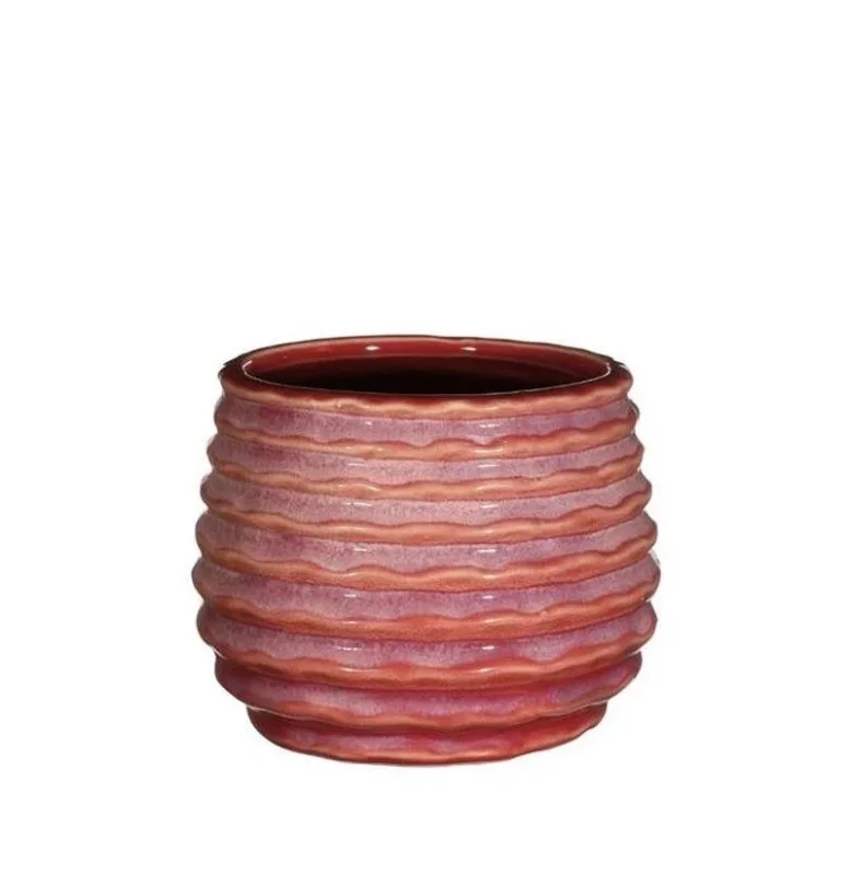 Pot Pink Carmine Rise Ø10 x h: 13,5 cm (6 Pcs)