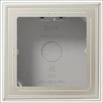 JUNG ES2581A-L Aufputzgehaeuse Unterputz-Schalterprogramm 81 mm