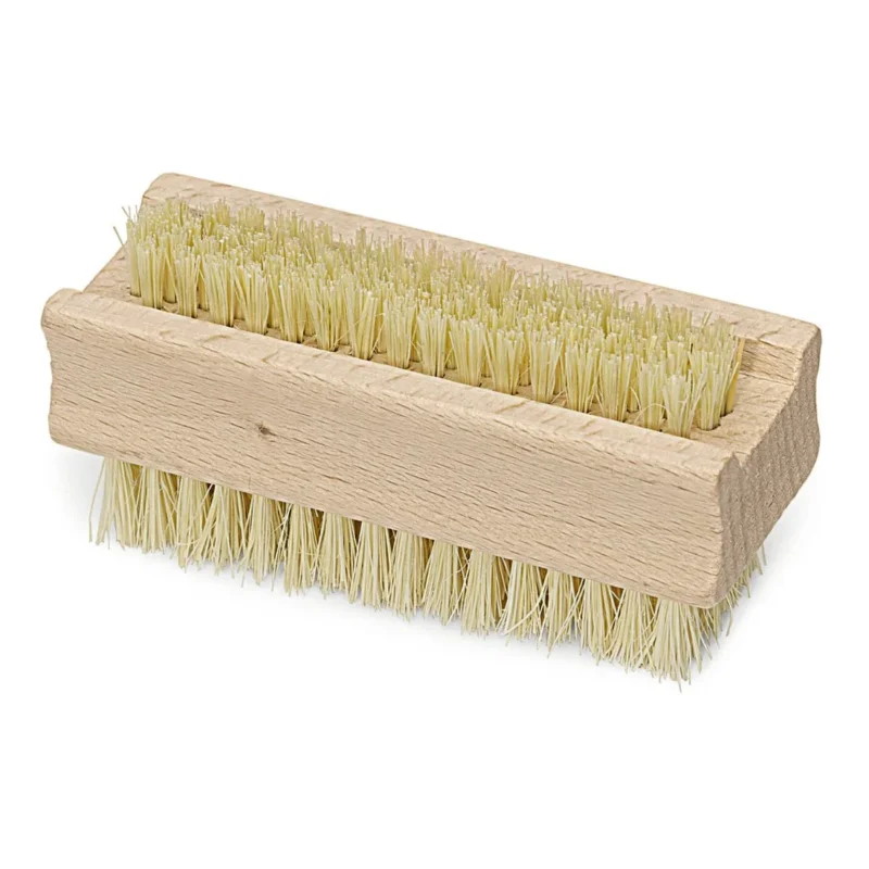 Die Nölle Profi-Bürste doppelseitig Handwaschbürste (11 cm) hat beidseitig hitzebeständige Naturfaserborsten, ideal für die effektive Reinigung von Nägeln und Händen. Marke: Nölle Profi Pinsel Bürsten- & Pinseltechnik e.K.