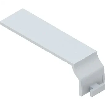 NIEDAX 680311 Steunstrip deksel wandgoot