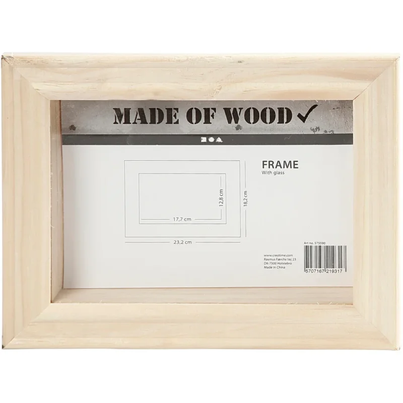 3D Frame , D. 2,5 cm, size 18,2x23,2 cm