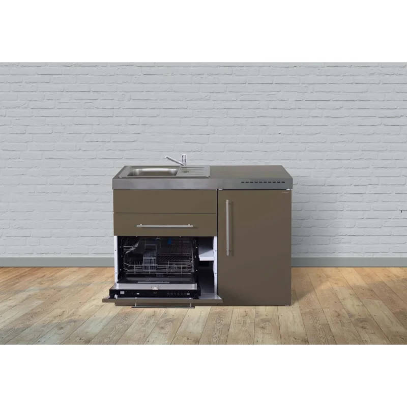 Stengel - Mini-Küche Miniküche Premiumline MPGSMM120GSBli Mokka metallic