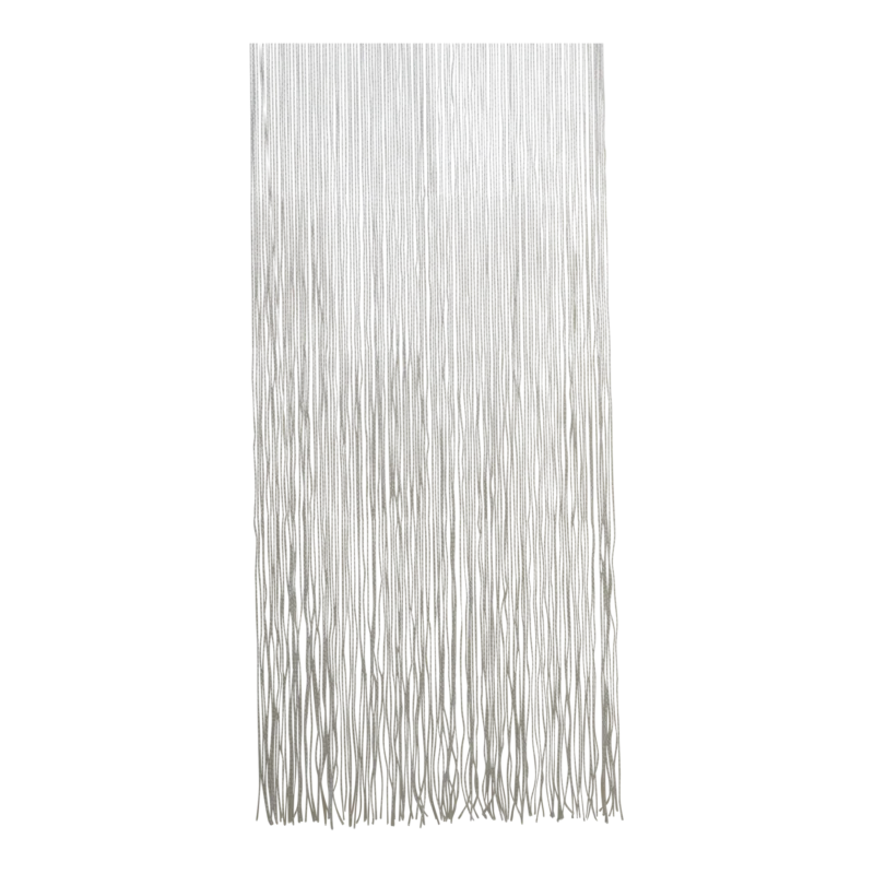 Deurgordijn PVC Twist wit 90x220cm, 120s