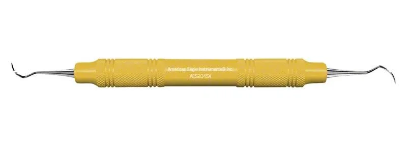 Amerikanischer Eagle Scaler 204S mit gebogener Spitze für Zahnsteinentfernung.