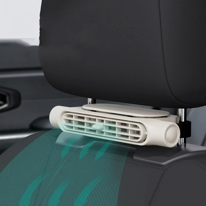 3 Geschwindigkeiten USB Auto Kühlventilator & Kopfstützenhalter – AutoBreeze