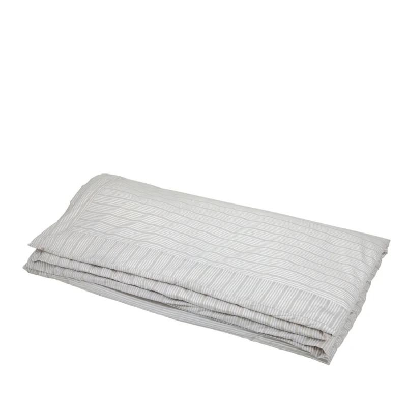 Bettwäsche 200x220 cm Sand Beige/Streifen