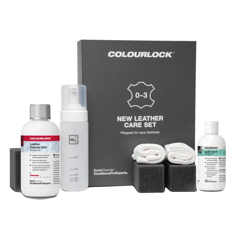 COLOURLOCK "New Leather Care" Set (Pflegeset fĂĽr neue Glattleder bis 3 Jahre)