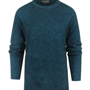 Noble Wilde Rundhalsausschnitt Damen | Blau