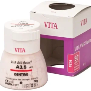 VITA VMK Master Dentine A3,5 Keramikdose mit Verpackung.