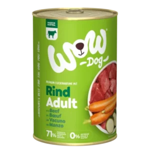WOW DOG Rind mit Karotte und Zucchini zoo-de