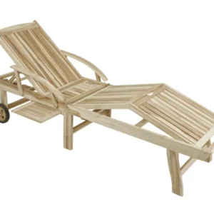 Sonnenliege Gartenliege JAVA Relaxliege Teakholz von Garden Pleasure