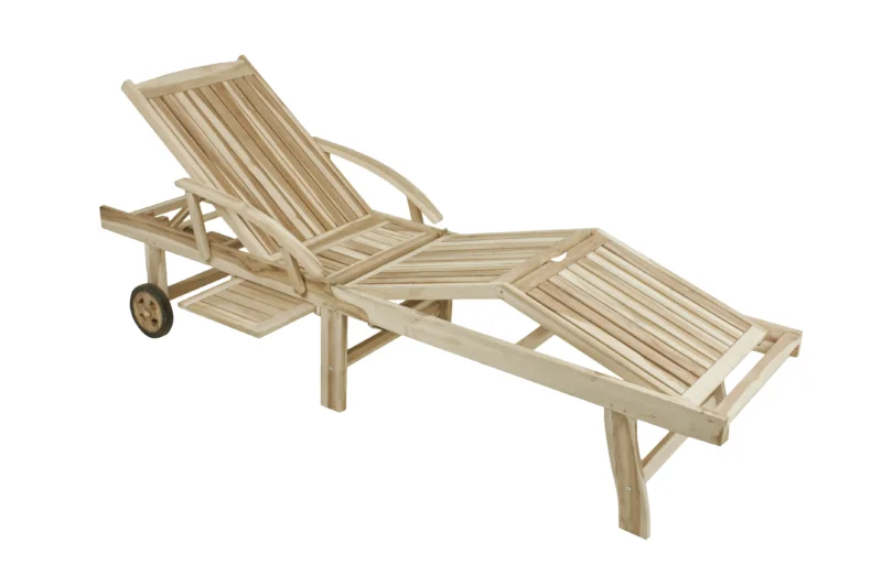 Sonnenliege Gartenliege JAVA Relaxliege Teakholz von Garden Pleasure