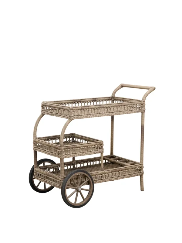 James Outdoor Barwagen, Antique Grey von Sika-Design