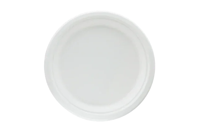 Plate Sugarcane Ø22.5cm (500 pcs)