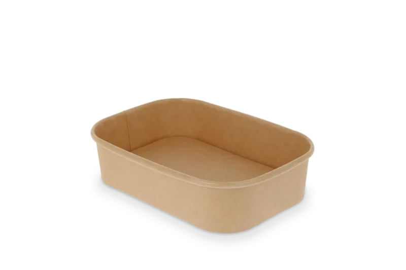 takeaware.nl Maaltijdbakken en schalen Maaltijdbak karton 500ml Kraft