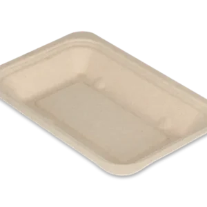Snack Tray Sugarcane 10x2x15,1 cm (500 pcs)