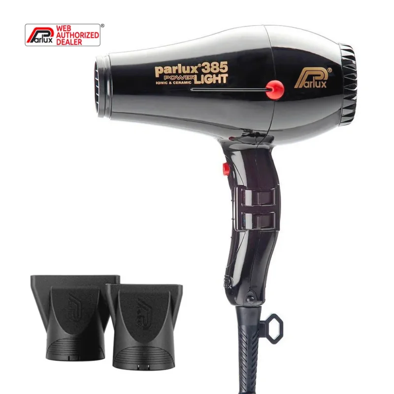 Parlux 385 Powerlight Ionic & Ceramic Nero - asciugacapelli