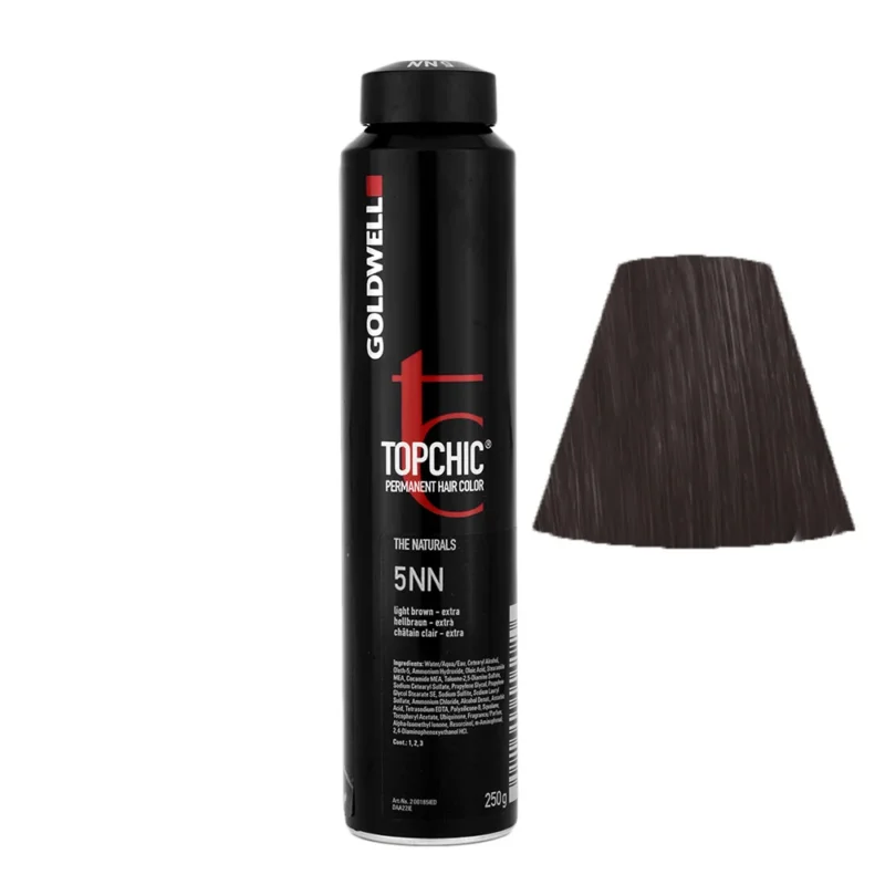 5NN Castano chiaro intenso Goldwell Topchic Naturals can 250gr