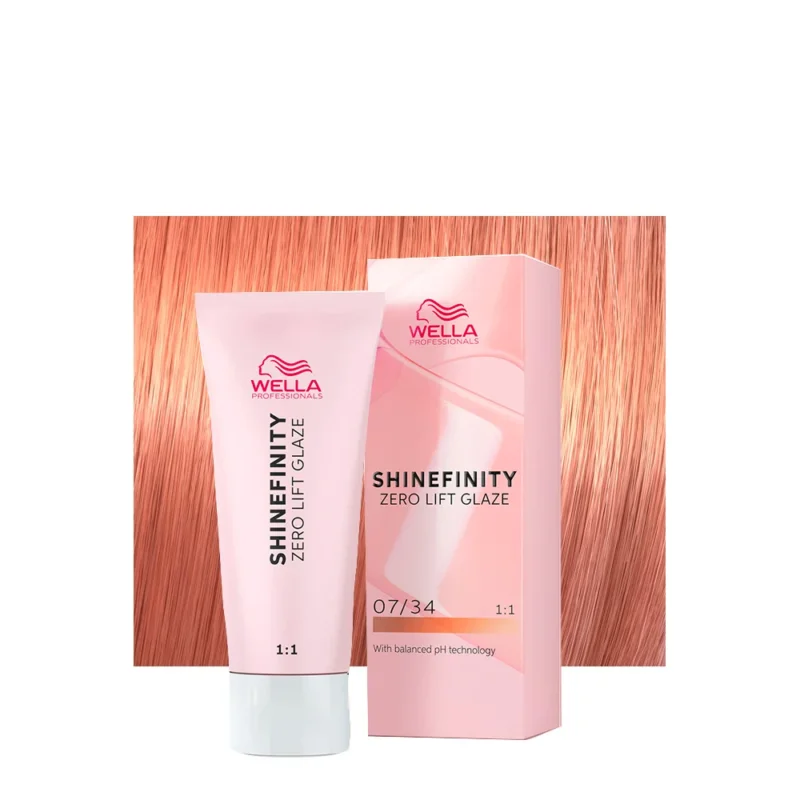 Wella Shinefinity Paprika Spice 07/34 Biondo Medio Dorato Rame 60ml - colore demi-permanente [all]
