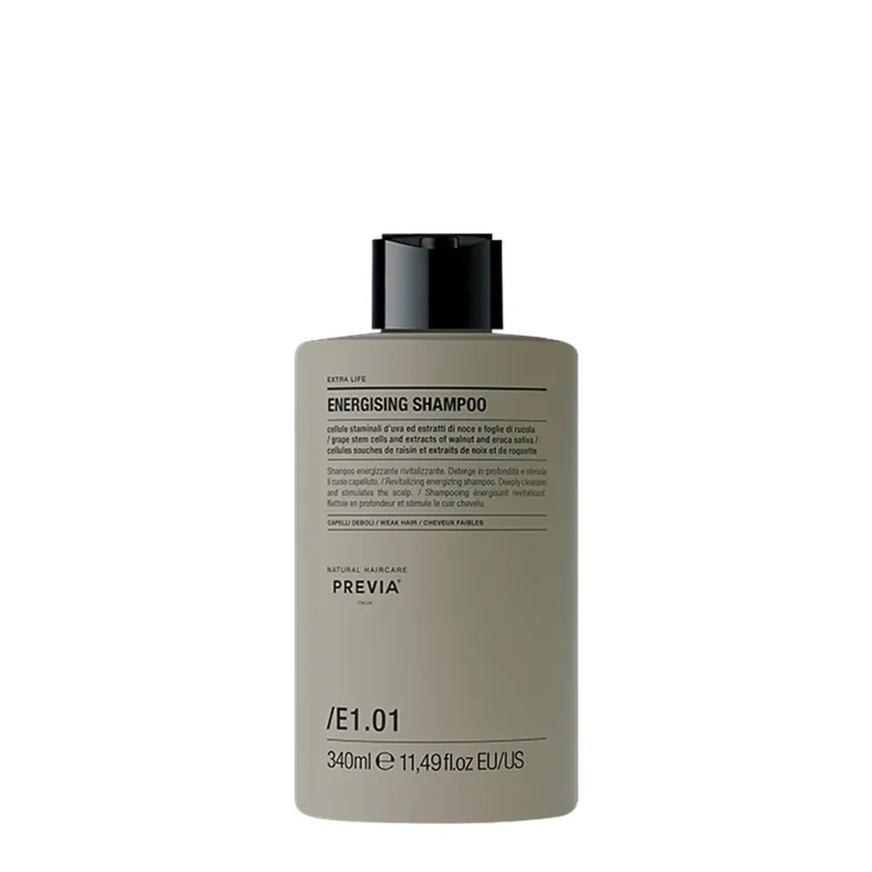 Previa Extra Life Energising Shampoo 340ml - shampoo energizzante