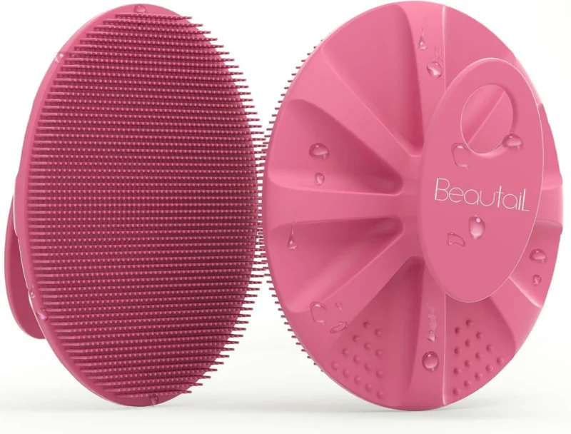 Silikon Körperbürste Bade Dusch Peeling Weiche Borsten Pink
