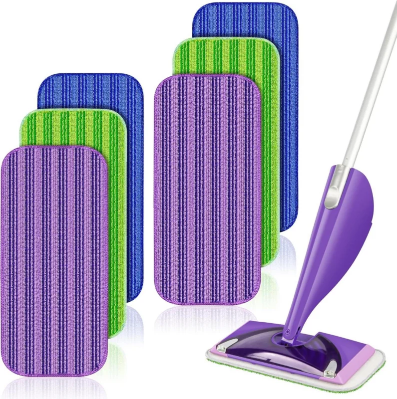 6er Pack Mikrofaser Wischmopp Pads für Swiffer WetJet