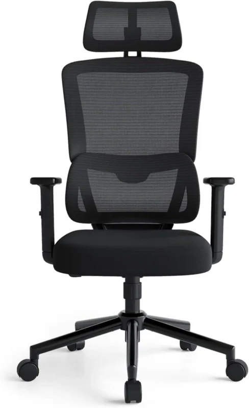 Ergonomischer Bürostuhl mit Automatischer Lordosenstütze