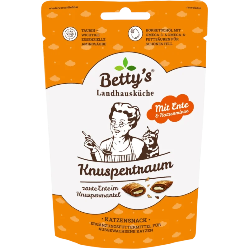 Betty’s LHK Cat - Knuspertraum Ente mit Katzenminze