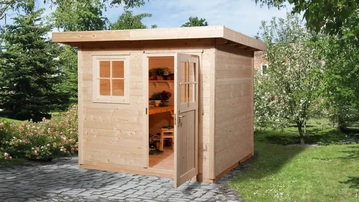 Weka Gartenhaus Blackmount 170, 235x240, Naturbelassen