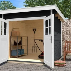 Weka Gartenhaus Blackmount 179, 235x211, Anthrazit