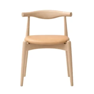 CH20 Elbow Chair in Buche Lack/Sif 90 von Hans J. Wegner
