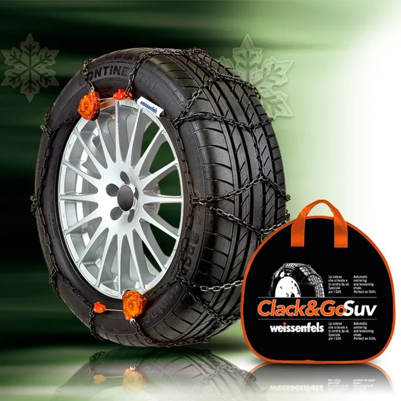 Weissenfels, Schneeketten Clack & Go SUV - RTS Nr. 110, Stahl, Schwarz