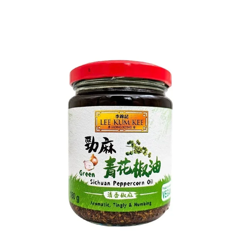 Chilikrisp Mala med Grön Sichuanpeppar 180g