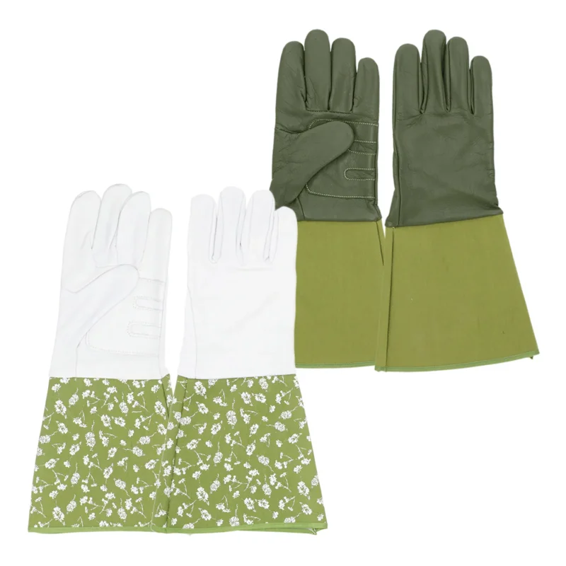 Gartenhandschuh Leder mit Stulpe